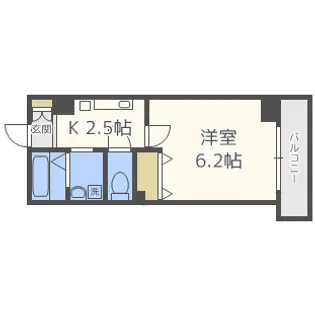 みおつくし都島【5階】の間取り