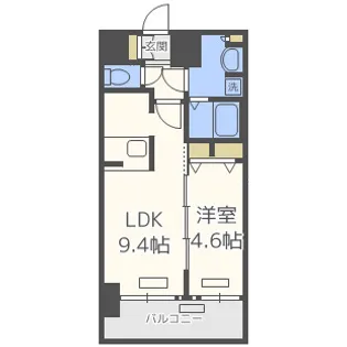 プレサンス立売堀パークシティ【10階】の間取り