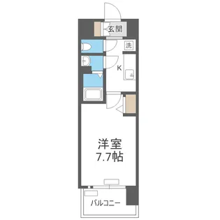 プレサンス芦原橋ヴィブラス【10階】の間取り