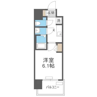 プレサンス緑橋ソレアス【10階】の間取り