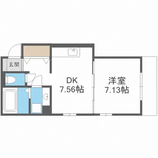 プルミエール蒲生【1階】の間取り