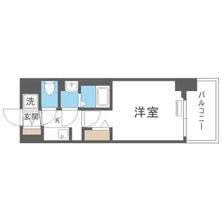ALIVIS福島海老江【2階】の間取り