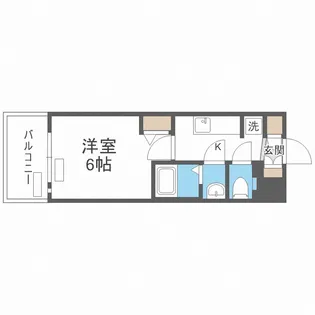 プレサンス野江内代ペルティエ【9階】の間取り