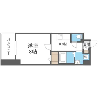 ヴィラ・リヴィエール【4階】の間取り