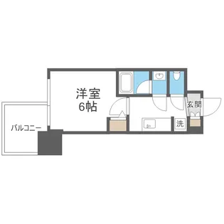 コンフォリア・リヴ大阪本町【3階】の間取り