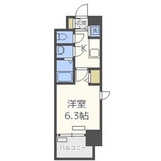 プレサンス大阪城公園ネクサス【3階】の間取り