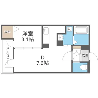 ファーストフィオーレ心斎橋イースト【9階】の間取り