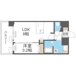アドバンス大阪ビヤン【12階】の間取り