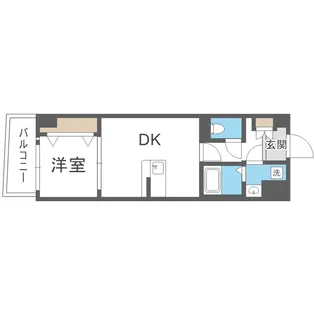レシオス大阪城SOUTH【7階】の間取り