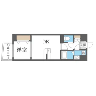 レシオス大阪城SOUTH【8階】の間取り