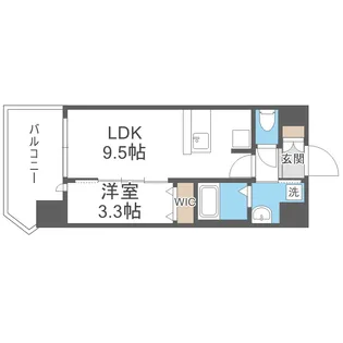 D.Clarest玉造(ディクレアストタマツクリ)【6階】の間取り