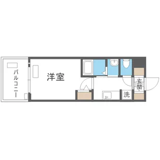 エステムコート新大阪ⅩⅢニスタ【7階】の間取り