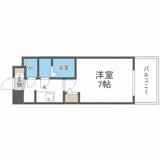 大阪WESTレジデンスⅡ【7階】の間取り