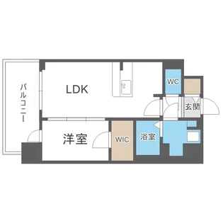 ファーストフィオーレグランフォート【5階】の間取り