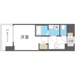 ファーストフィオーレグランフォート【9階】の間取り