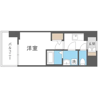 ファーストフィオーレグランフォート【8階】の間取り