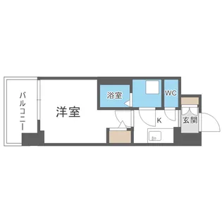 ファーストフィオーレグランフォート【8階】の間取り