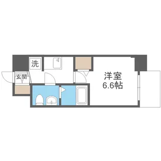 エグゼ大阪CITYアインツ【7階】の間取り