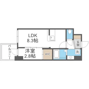 セレニテ日本橋エクラ【3階】の間取り