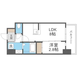 セレニテ日本橋エクラ【12階】の間取り