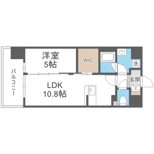 ATKレジデンスなんば【9階】の間取り