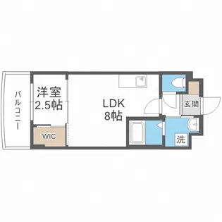 セレニテ三国プリエ【10階】の間取り