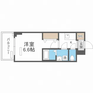 レジュールアッシュアーバンイール【10階】の間取り