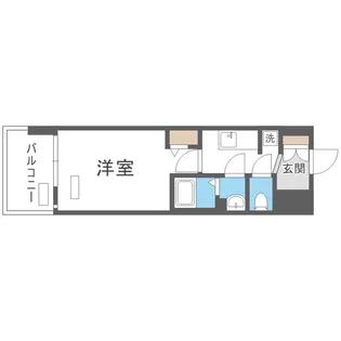 ソルテラスOSAKA弁天町クレアスト【8階】の間取り