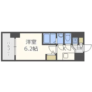 エスリード新大阪ヴェルデ【6階】の間取り