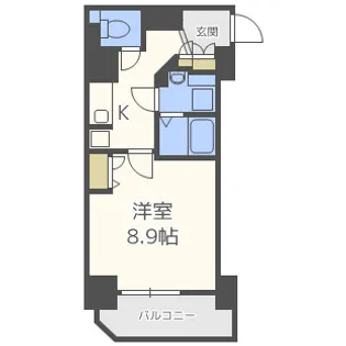 ルーエ本町【5階】の間取り