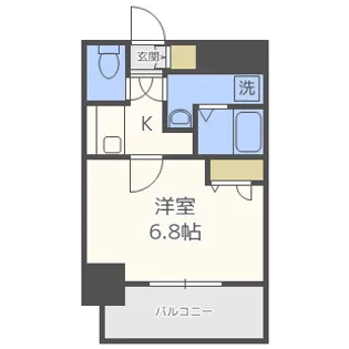 ルーエ本町【3階】の間取り