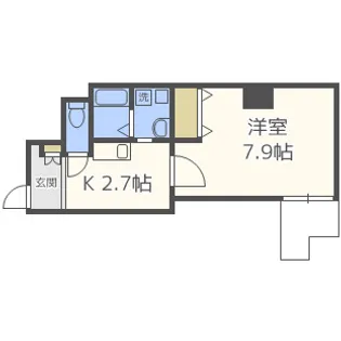 みおつくし都島【9階】の間取り