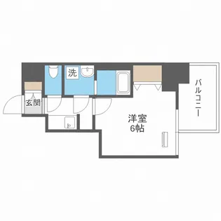 RIDGE姫島【3階】の間取り