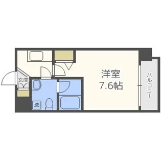 メゾンキコー難波南【10階】の間取り