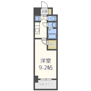 アーデンタワー靭公園【10階】の間取り