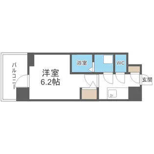 エスリードレジデンス梅田クラスシティ【3階】の間取り