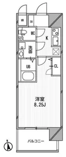 アーデン谷町【7階】の間取り