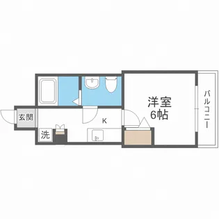 SERENiTE北浜【10階】の間取り