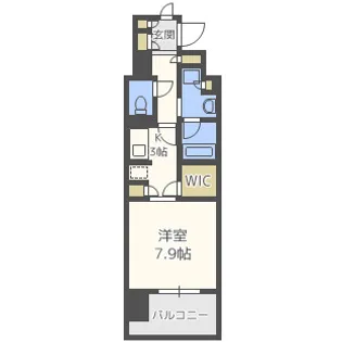 パークアクシスうつぼ公園【12階】の間取り