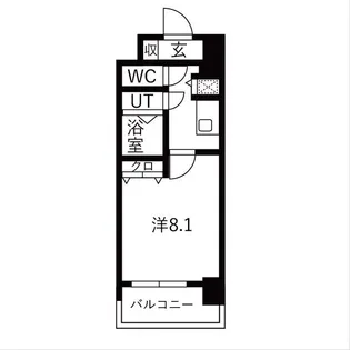 グランフェリーチェ・ナイン【12階】の間取り