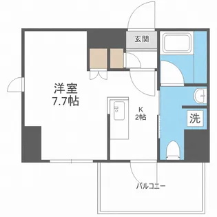 リビオレゾン北浜天満橋【10階】の間取り