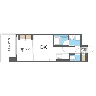 アーバネックス西長堀【7階】の間取り