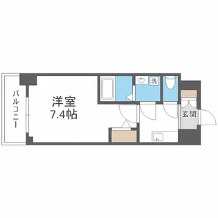 アプリーレ中之島【11階】の間取り