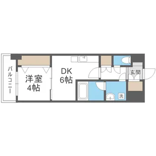 スプランディッド新大阪EAST【6階】の間取り