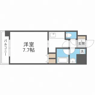 プレジオ都島【5階】の間取り