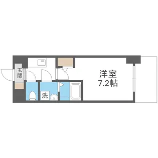 エスリードレジデンス大阪谷町ザ・マークス【6階】の間取り