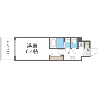 Luce Chiyozaki【6階】の間取り