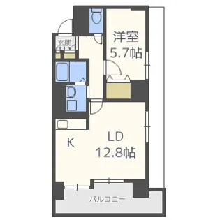 NT新大阪プレミアム【7階】の間取り