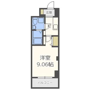 セレニテ新大阪弐番館【5階】の間取り