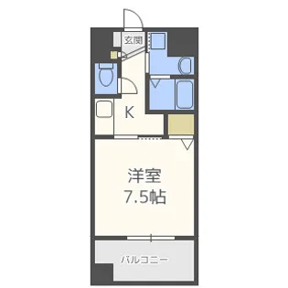willDo新大阪【5階】の間取り